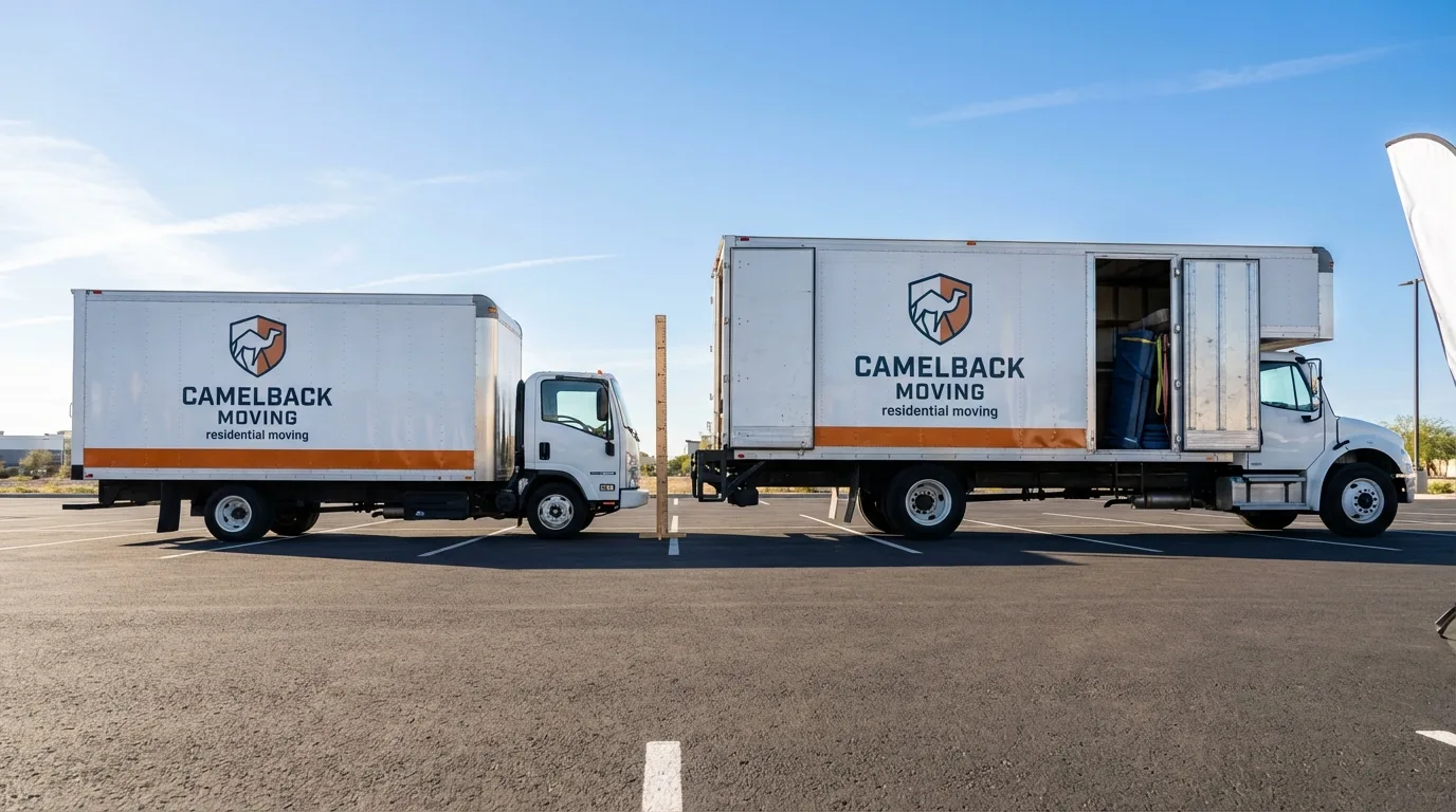 Moving truck size capacity guide in New Baltimore